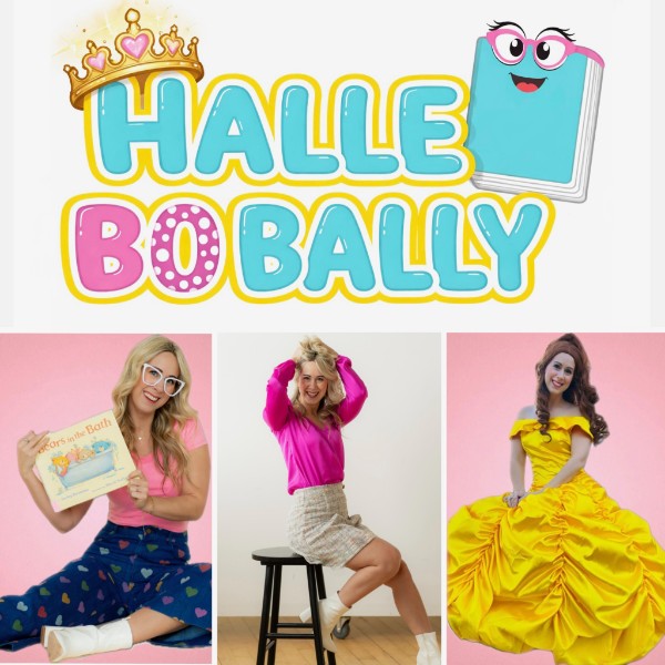 Halle Bo Bally interactive story time with children in Cleveland